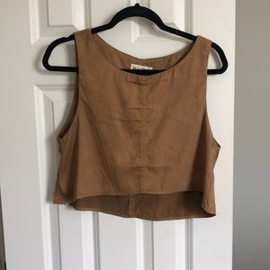 Sabo skirt suede crop top